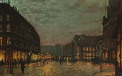 Boar Lane, Leeds, ved lygte